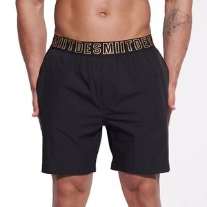 DESMIIT Para hombres Moda Alto Elástico Secado Rápido Tabla Pantalones Cortos Bolsillo B4352 - Imagen 1 de 25