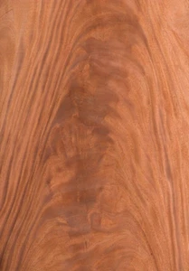 Mahogany Crotch African wood veneer 21" x 59" with paper backer 1/32" thickness - Picture 1 of 2