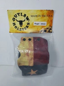 Outlaw Holsters Texas Flag Design OWB Kydex Holster for Ruger SR 9/40 Right Hand - Picture 1 of 3