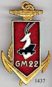 1437 - TROUPES COLONIALES - G.M 22 - Picture 1 of 1