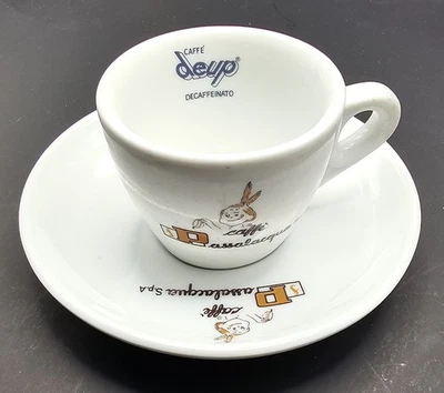 Taza y platillo café espresso blanco Passalacqua de Richard Gimore Italia Foto 1 de 4