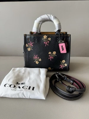 COACH FLORAL BOW ROGUE 17 BAG MINI BAG - Image 1 of 4