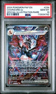 POKEMON PSA 10 2024 SV Paldean Fates Charizard ex 234/091 SIR *4782 - Picture 1 of 3