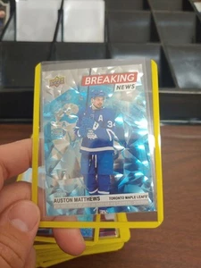 2024-25 Upper Deck #BN-27 Auston Matthews Breaking News Toronto Maple Leafs - Picture 1 of 1