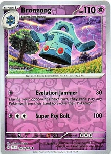Bronzong 069/162 - REVERSE HOLO - SV05: Temporal Forces - NM - Picture 1 of 2