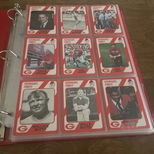1989 GEORGIA BULLDOGS FOOTBALL / COMPLETE 200 CARDS SET / ALL THE GREATS / NICE - Picture 1 of 23