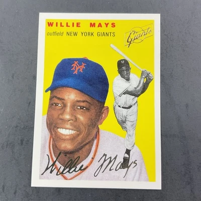 1994 Topps Archives Willie Mays The Ultimate 1954 Series Reprint #90 - Image 1 of 2