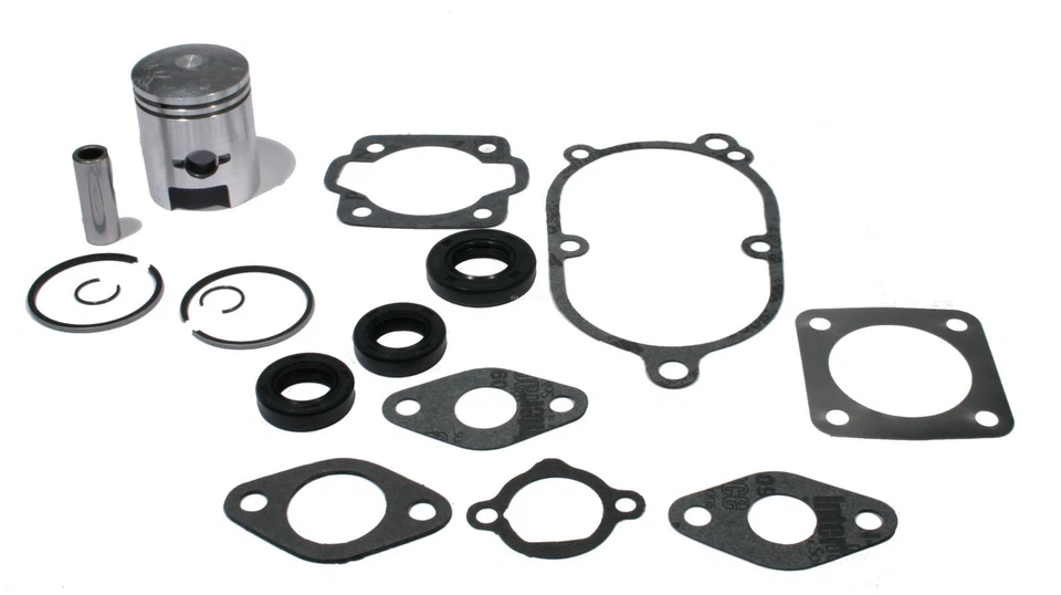 Arctic Cat Kitty Cat, 1977-2009, Piston & Gasket Set w/ Seals - Engine Rebuild - Image 1 of 1