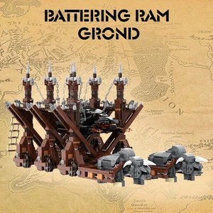 REP NEW THE LORD OF THE RINGS Battering Ram GROND Blocks Set A0499 - 1549 PCS - Picture 1 of 7