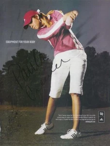 *PAULA CREAMER*FIRMATO*AUTOGRAFATO*IMMAGINE*LPGA TOUR*GOLF*COA* - Foto 1 di 2