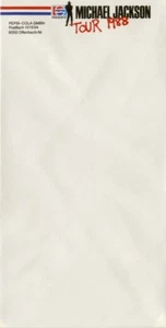MICHAEL JACKSON : ENVELOPE / BRIEFUMSCHLAG - TOUR 1988 - PEPSI - GERMANY - Picture 1 of 3