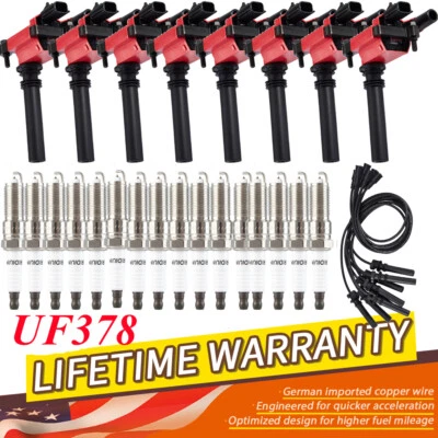 Juego de 8 bobinas de encendido y bujías y cables para Dodge Durango Ram 1500 2500 3500 5,7 Foto 1 de 4
