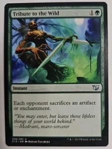 MTG Magic The Gathering Card Tribute to the Wild Instant Green Commander 2015 - Picture 1 of 2