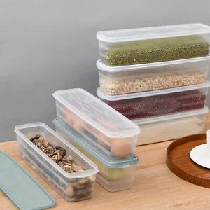 Allgemeine Aufbewahrungsbox Kühlschrank Behälter Versiegelt Lebensmittelboxen Praktisches Werkzeug - Bild 1 von 27