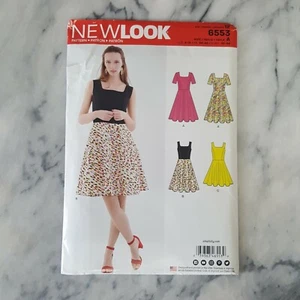 New Look 6553 Misses Dress Pattern Size 6-18 New Uncut - Picture 1 of 2