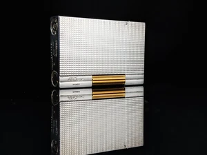 S.T. Accendino Gatsby tascabile Dupont palladio e oro (vuoto sul carburante) - Foto 1 di 11