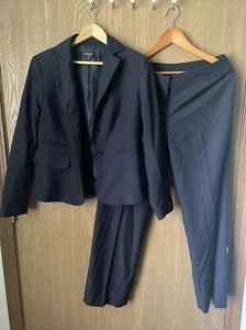 Nine west pant suit blue stripe size 8p - Picture 1 of 6