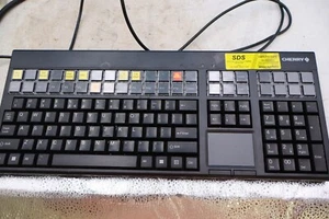 Cherry LPOS QWERTY USB Wired Programable Keyboard. tested working - Picture 1 of 4