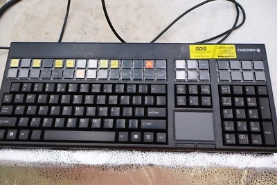 Cherry LPOS QWERTY USB Wired Programable Keyboard. tested working - Image 1 of 4
