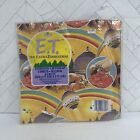Vintage Wrapping Paper E.T. Universal Studios 1982 2 Sheets 20"x30" Yellow