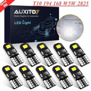 AUXITO Canbus T10 168 2825 194 LED License Plate Light Bulbs 6500K Bright White - Picture 1 of 22