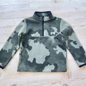 Under Armour Fleece 1/4 Zip Pullover | Camo Boys' Size 4 - Picture 1 of 6