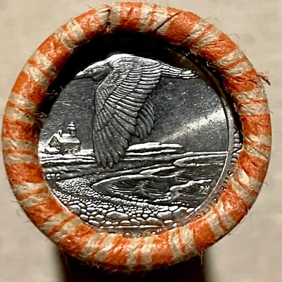 2018 Rhode Island Block Island Quarter Roll (40 Quarter) Circulated - Image 1 of 4