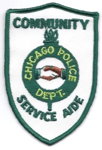 ** CHICAGO ILLINOIS POLICE COMMUNITY SERVICE AIDE POLICE PATCH ** - Bild 1 von 1