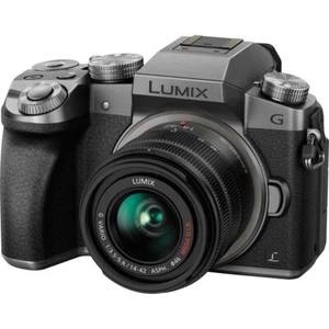 Panasonic Lumix G7 Mirrorless Camera with 14-42mm Lens (Silver) *OPEN BOX* - Picture 1 of 7