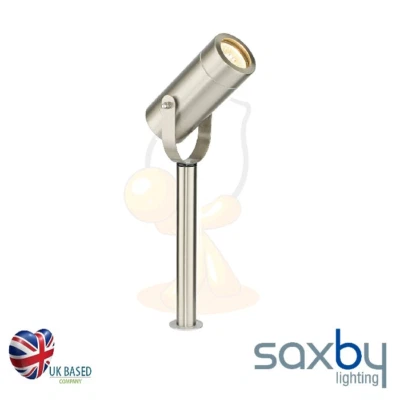 Saxby 13914 Palin Outdoor Floor / Spike Light Stainless Steel IP44 - Image 1 of 2