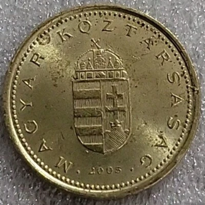 2005 Hungary 1 Forint World Coin - KM# 692 *C134 - Image 1 of 3
