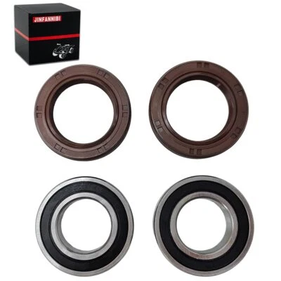 Front Wheel Bearings & Oil Seals Kit for Yamaha WR400F WR426F WR450F YZ125 YZ250 - Image 1 of 4