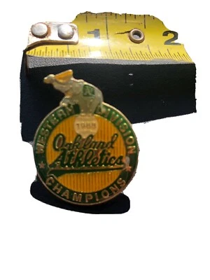 1988 Oakland A's Athletics Western Division Champions pin White Elephant logo - Image 1 of 2