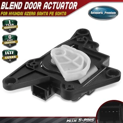 AC Blend Door Actuator Temperature for Hyundai Azera Santa Fe Sonta Main 604-308 - Image 1 of 4