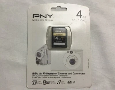 PNY Technologies 4 GB Secure Digital High Capacity Class 4 Card (P-SDHC4G4-GE) - Image 1 of 2