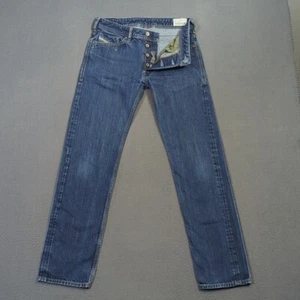Diesel Jeans Men's 29x30 Blue Koolter Regular Slim Tapered Button Fly Denim - Picture 1 of 13