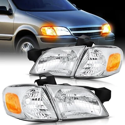Conjunto de faros Nilight compatible con Chevy Venture 1997-2005 Foto 1 de 4