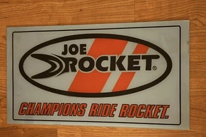Joe Rocket Champions Ride Rocket Sign Plastic Acrylic Store Advertisement  - Picture 1 of 8