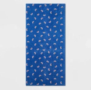 Sun Squad Rainbow Beach Towel in Blue, 28" X 58" - Picture 1 of 3