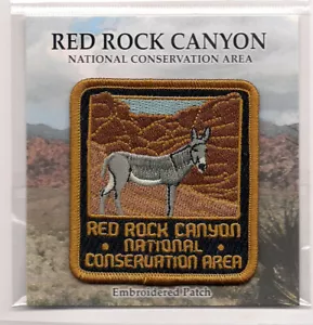 Red Rock Canyon National Conservation Area Souvenir Nevada Patch Burro - Picture 1 of 1