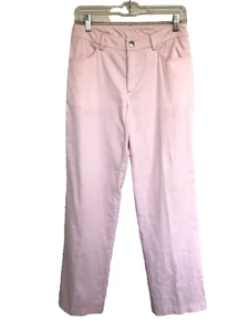 Bogner Women's Golf Pants light pink nylon lightweight pants flat front size 6 - Picture 1 of 6