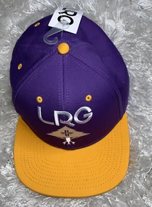 LRG Lifted Research Group Men’s Purple / Yellow Snapback Hat NWT - Picture 1 of 6