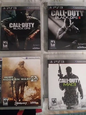 Call Of Duty PlayStation 3 Lot Bundle *4 Games *Black Ops Modern Warfare** l new - Image 1 of 4