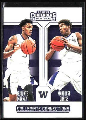 2016 Panini Contenders Draft Picks #2 Murray Marquese Chriss Connections - Image 1 of 2