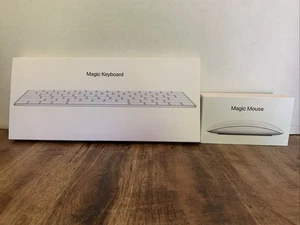 APPLE Wireless Magic Keyboard and Magic Mouse 2 BUNDLE A1644 A1657 In Boxes - Picture 1 of 10