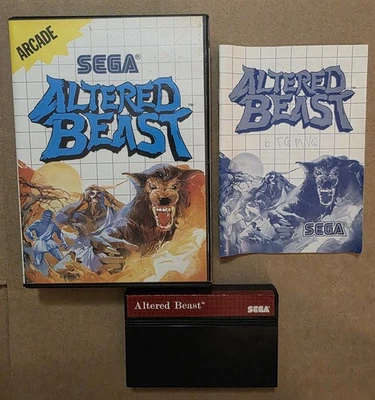 Altered Beast (Sega Master System, 1989) Cib Complete - Tested - Image 1 of 4