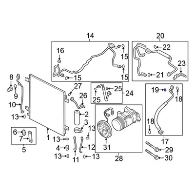 For Nissan Maxima 2016-2023 Nissan 9249989921 A/C Service Valve Cap - Image 1 of 4