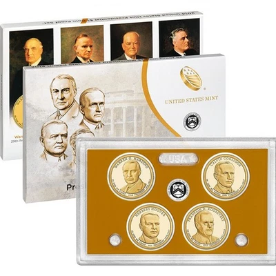 2014 Presidential Dollar US Mint Poof Set - (OGP) 4 coins - Image 1 of 4