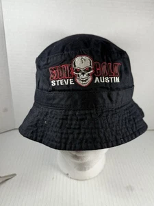 Stone Cold Steve Austin Adjustable Hat WWF/WWE Skull Cap 3:16 Bucket Hat 1998 - Picture 1 of 7