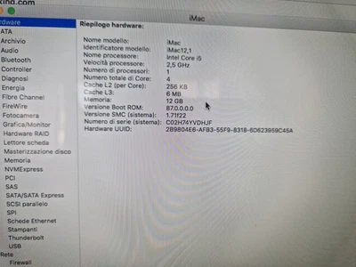 Apple iMac 21.5" (500GB, Intel Core i5, 2.5GHz, 4GB) All-in-One Desktop -... - Immagine 1 di 3